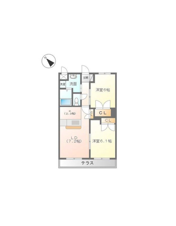 田辺市賃貸アパート　オクテット城山