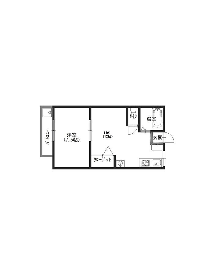 上富田町賃貸アパート　ハイツPAL