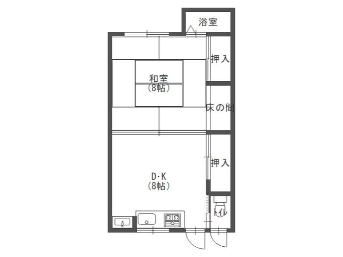 田辺市賃貸アパート　奥田アパート2階