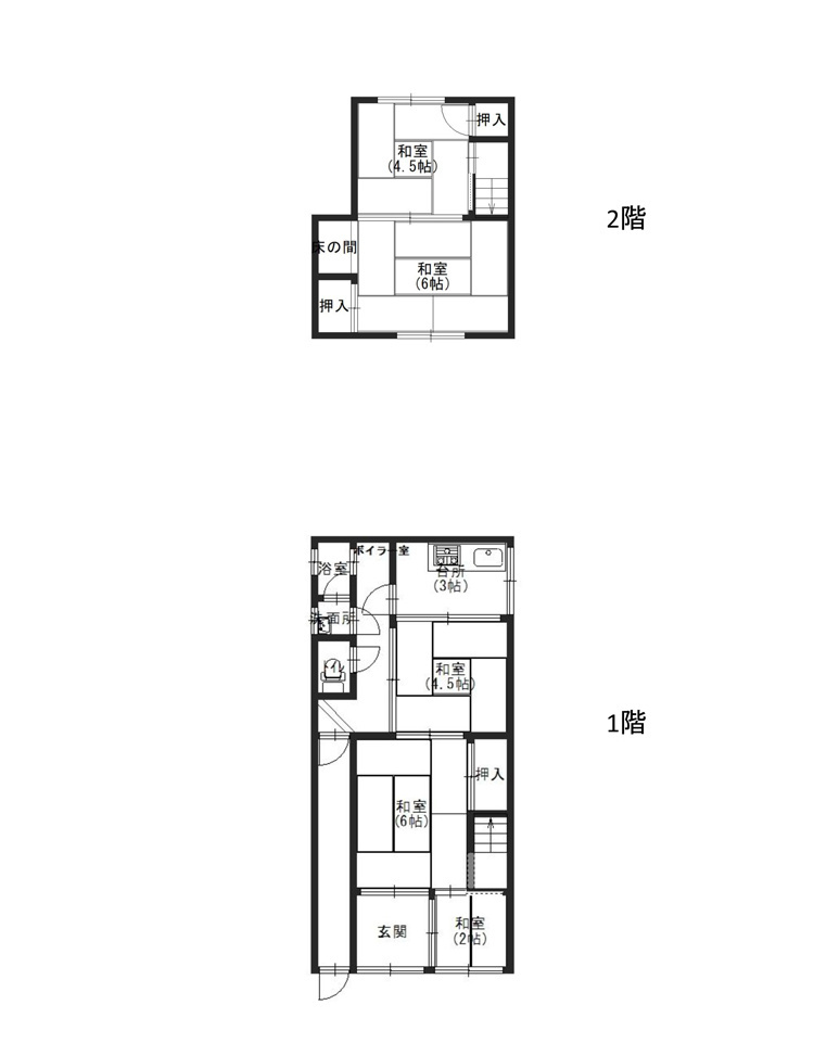 売中古住宅　田辺市新屋敷町