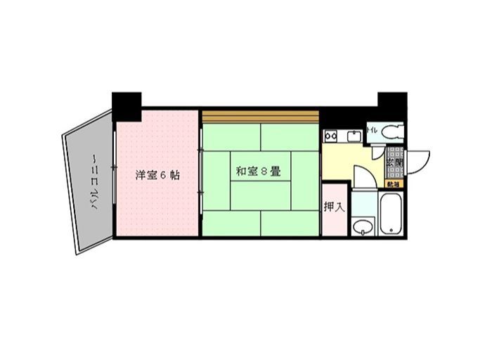田辺市売中古マンション　ヴァイキング1号館9階