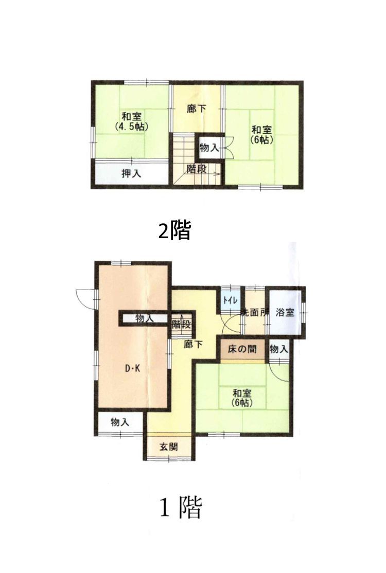上富田町賃貸戸建て　市ノ瀬